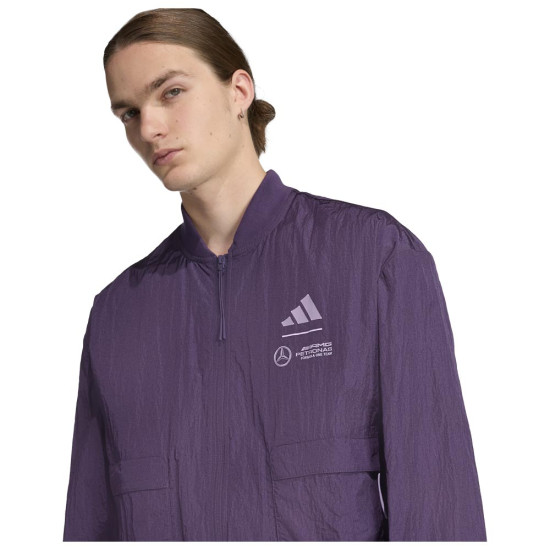 Adidas Ανδρικό μπουφάν Mercedes - AMG Petronas Formula One Team Premium Woven Bomber Jacket